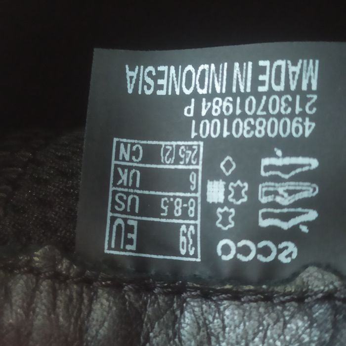 37,38,39,40,41. Черевики жіночі ECCO Modtray black (49008301001)