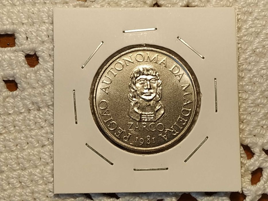 Madeira - moeda de 25 escudos de 1981