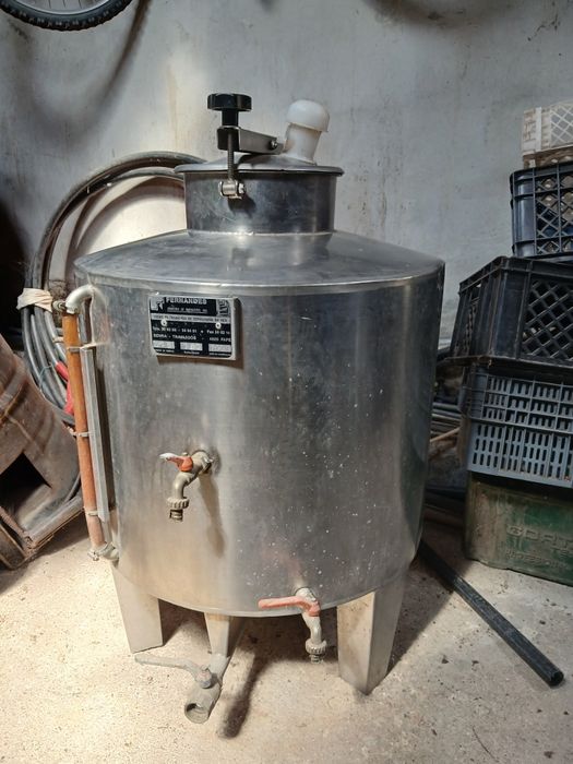 Cuba de inox semi nova