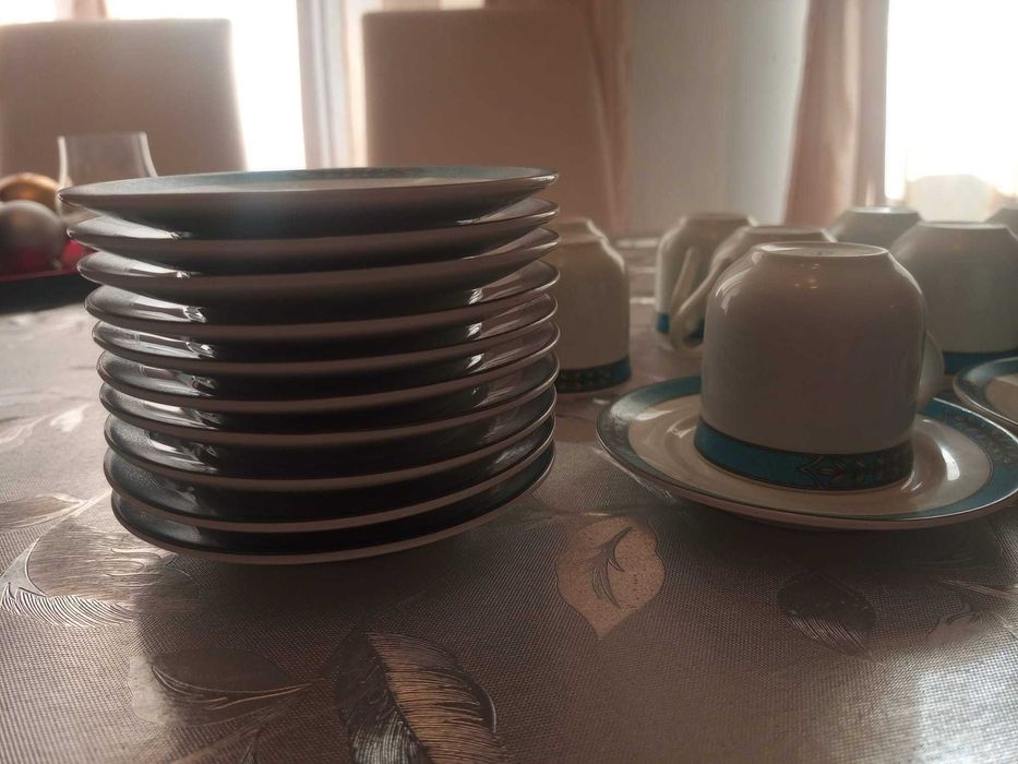 12 chávenas de café em porcelana