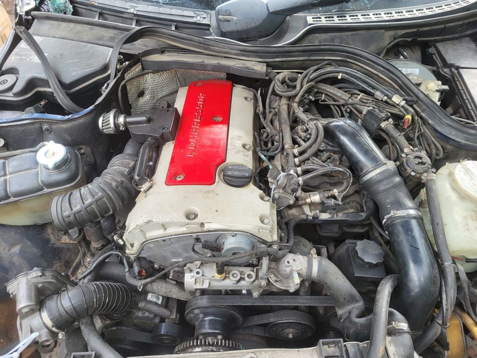 Мотор m111 2.3 kompressor clk/slk/w210