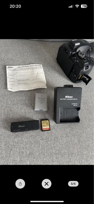 Lustrzanka Nikon D3500 + 18-105 mm