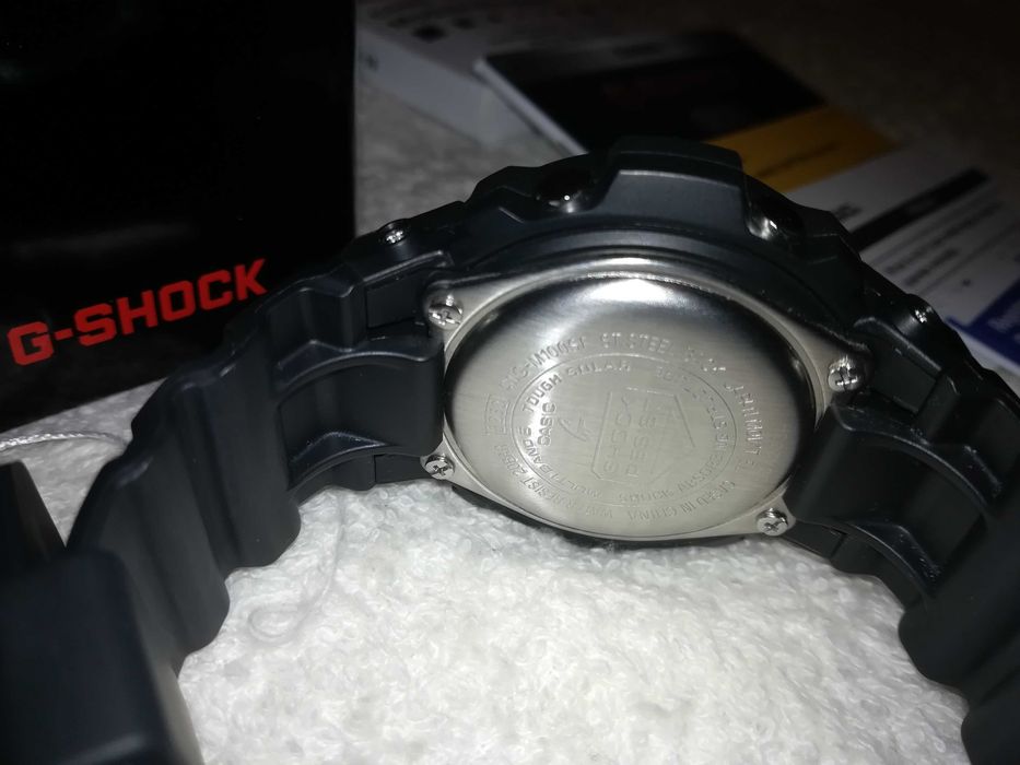 casio g-shock awg-m100sf-1ber solar (relógio)