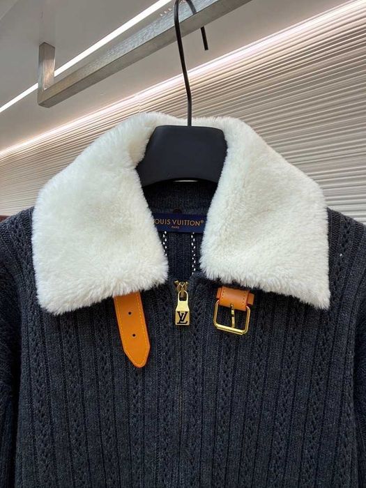 Bluza - sweter Louis Vuitton Cashmere-Wool Blouson