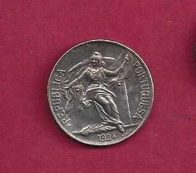 Republica  1   Escudo   1924     Bronze/aluminio   BELA