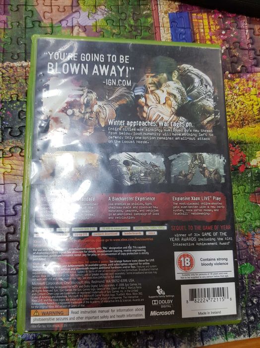 Gears of War 2 Xbox 360 Sklep Ostróda