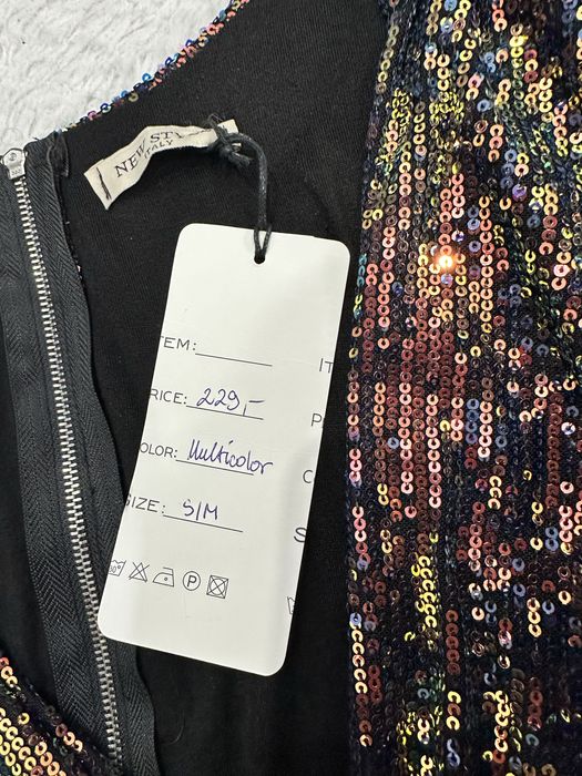 Cekinowy kombinezon multikolor nowy