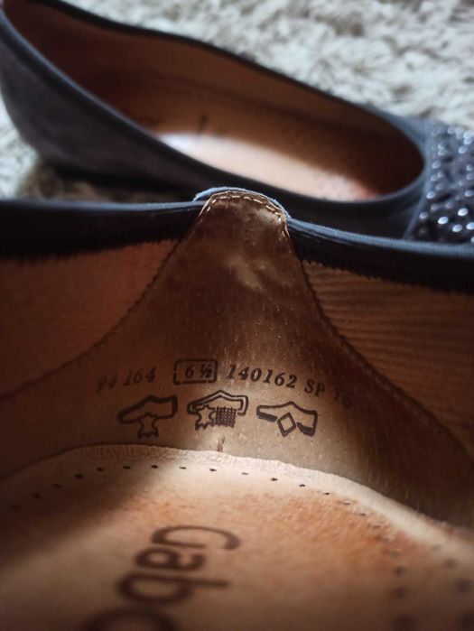 Балетки замшевые Gabor, стопа 26см.