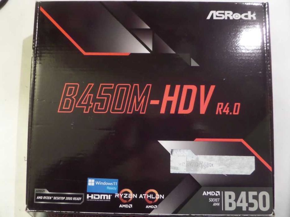 Płyta główna Asrock B450M-HDV r4.0 s. AM4 Opis