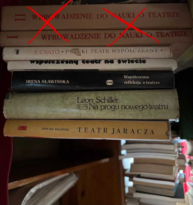 Książki różne: filozofia, teatr, angielski, historia…