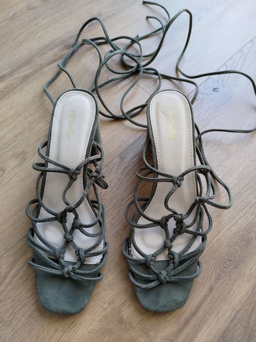 DeeZee espadryle ciemna zieleń 39