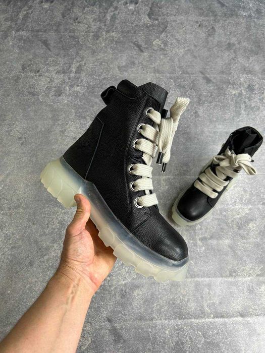 Rick Owens DRKSHDW JumboLaceo Lace-up Bozo Tractor Boots кеди чорні