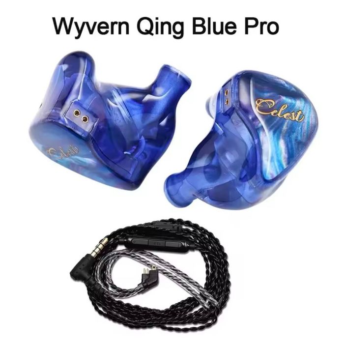 Навушники Kinera Celest Wyvern Qing Pro / Abyss Black з мікрофоном