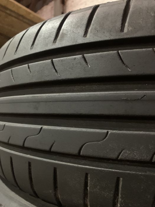 Шины б/у лето 205/55-16 Dunlop sporеblue response