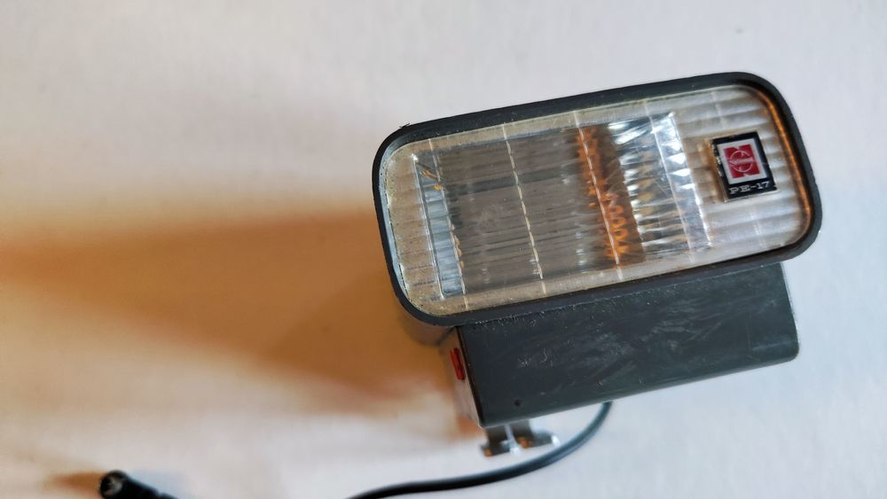 Flash câmara fotográfica, National, modelo PE-17