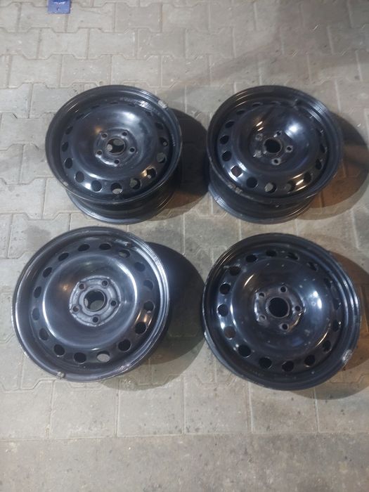 4x felgi stalowe 5x112 VW 6J X 16 ET 50 orginalne! 57.1
