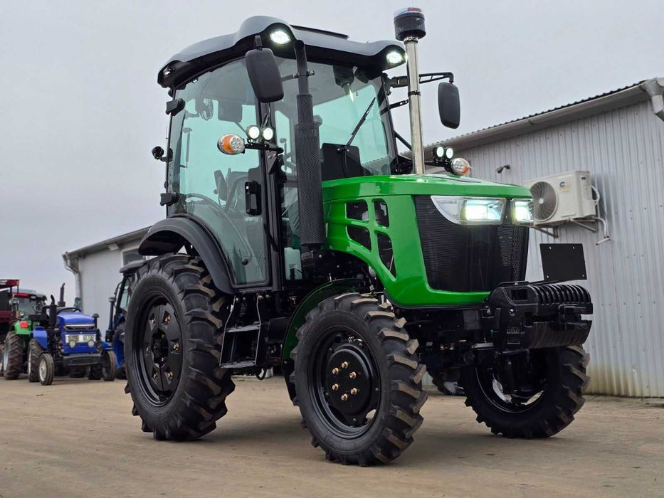 Повнопривідний міні-трактор EUROFENG 554 PRO XL з кабіною, кондиціонер