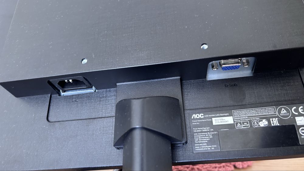 Monitor AOC E2270SWN (22'' Full HD LED)