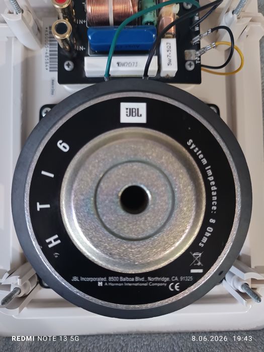 JBL 6,5" Głośniki instalacyjne ścienne 8Ω