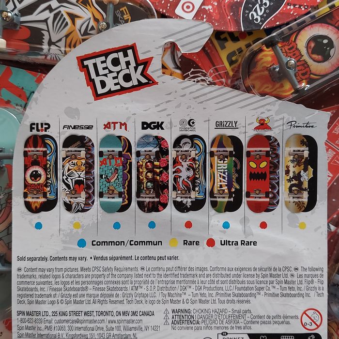 Фінгерборд Tech Deck Steeze 32 мм, Ексклюзивна серія, Кастомний наждак