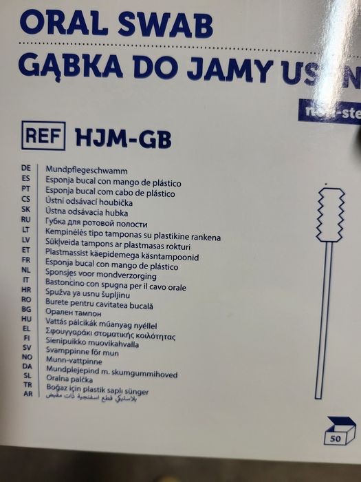 Gąbki do jamy ustnej