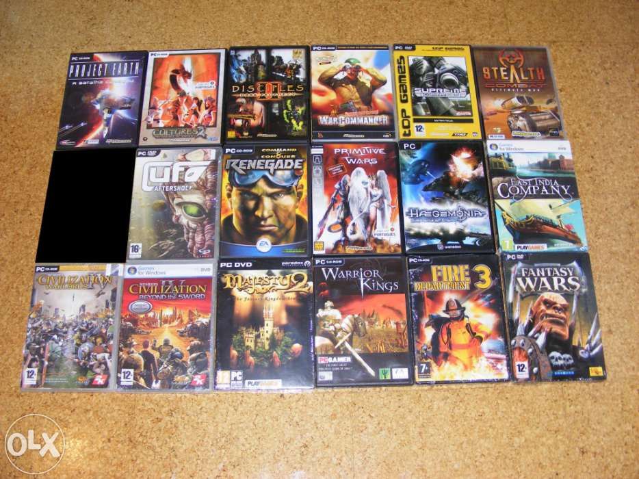 Lote 1 - jogos novos para PC (também vendidos separadamente)