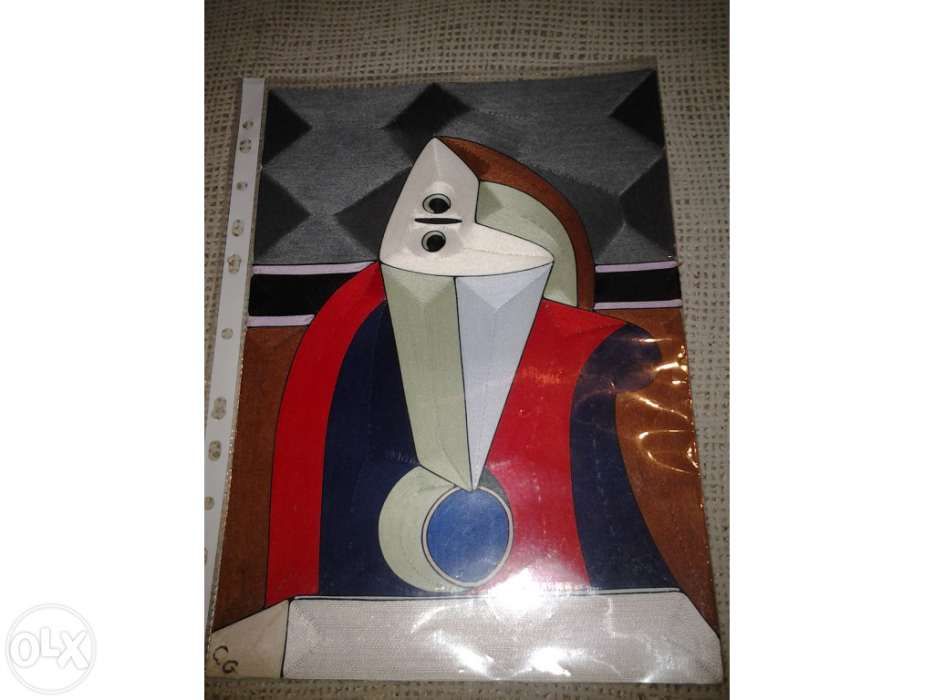 Vende-se quadro feito em linha