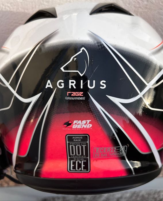Capacete Integral Agrius, Tamanho XS