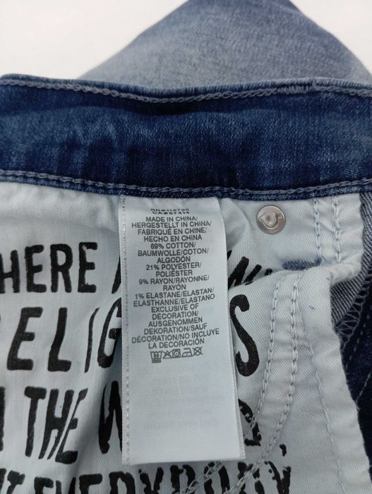 Spodnie jeansowe jeansy True Religion Tony Skinny W30 S