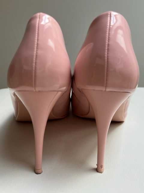 Buty Seastar pudrowy róż komunia, impreza, szpilki roz. 38