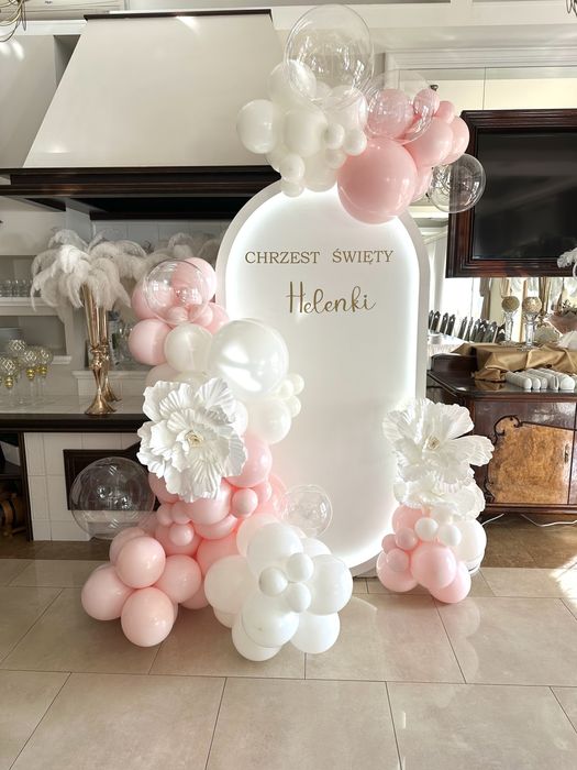 Dekoracja ścianka balony