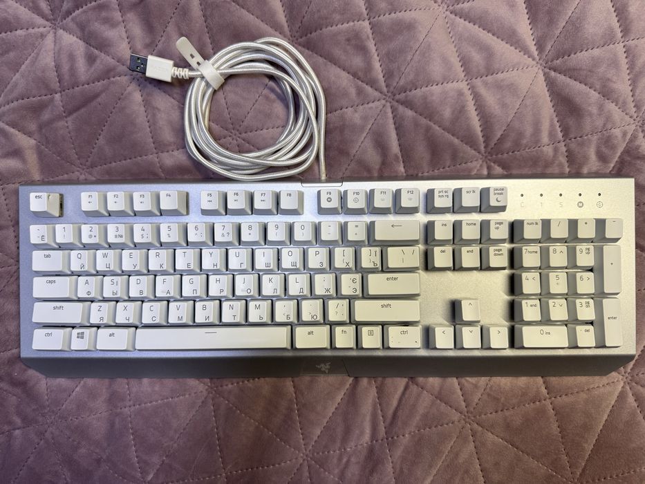 Клавіатута Razer BlackWidow X Chroma Mercury Edition