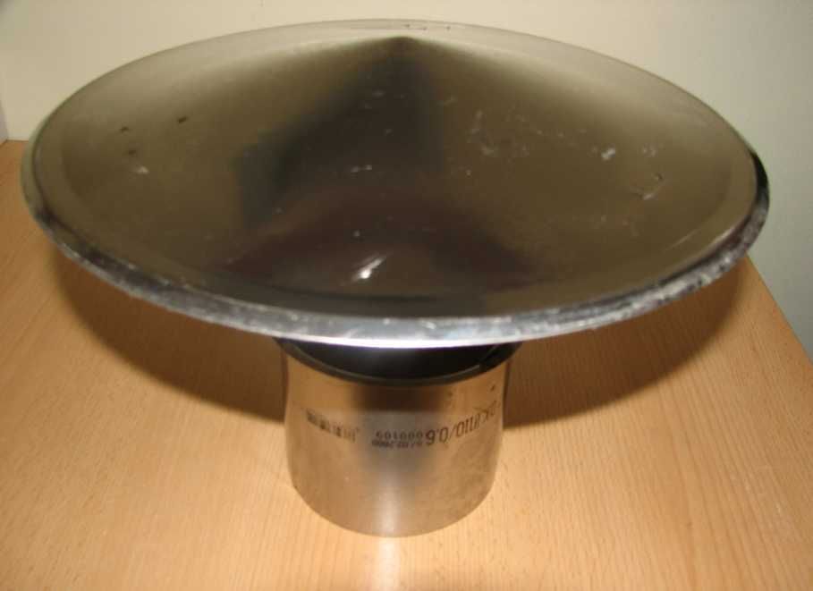 Daszek kominowy 110mm ze stali kwasoodpornej 3szt.