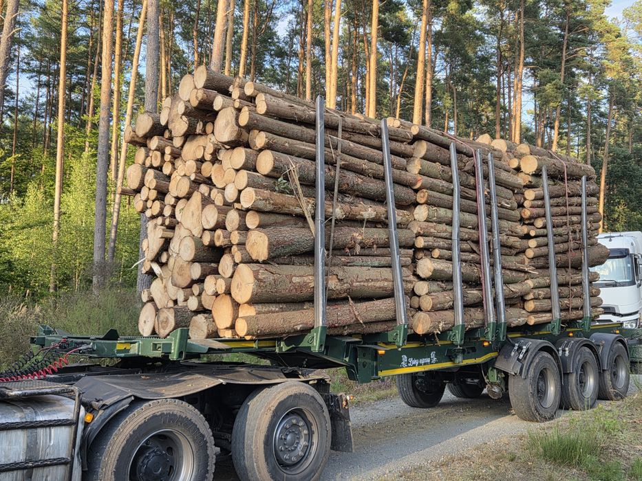 Stemple budowlane, Słupki ogrodzeniowe Płot drewniany
