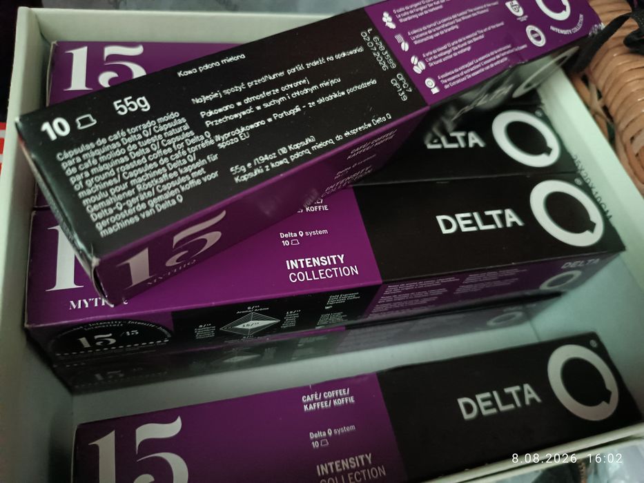 Kapsułki kawy do ekspresu Delta Biedronka