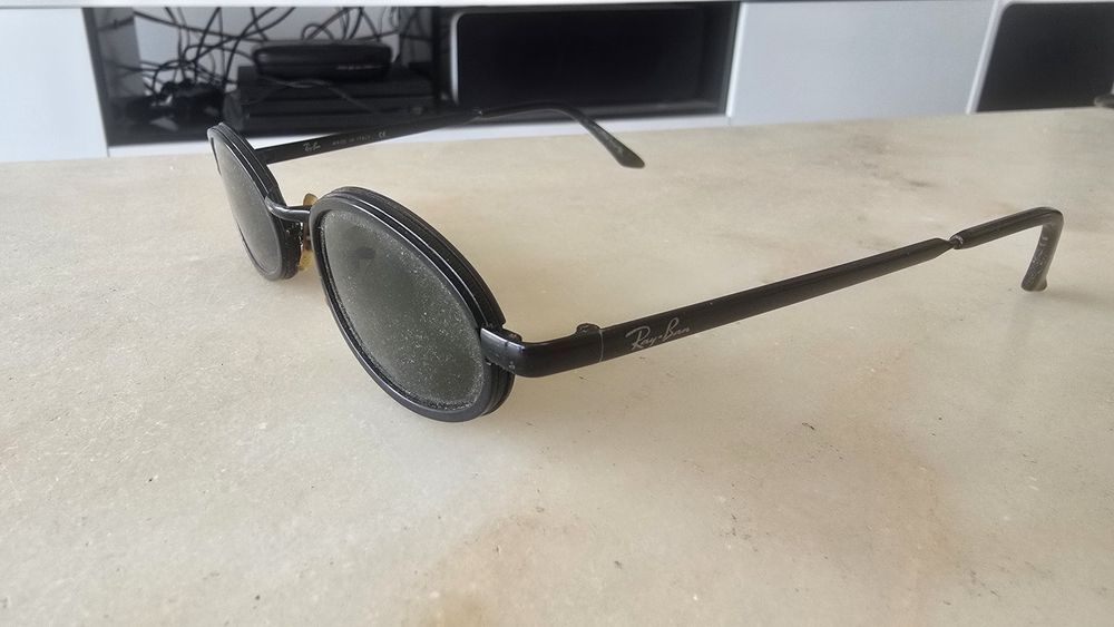 Óculos Ray-Ban Vintage Crossroad Oval (RB3123 W3138) – Raros Anos 90 / Y2K