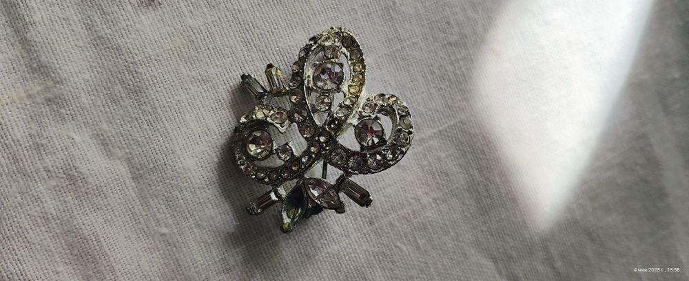 Ожирелье брошь бурштин СССР