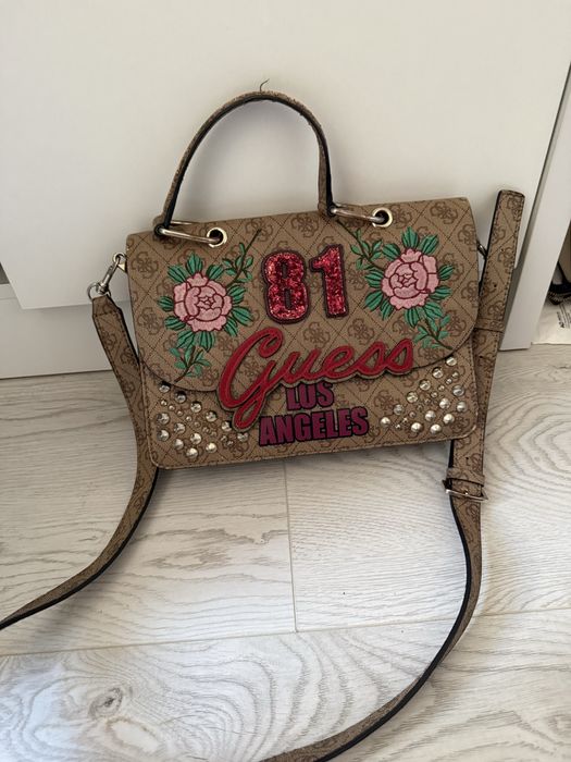 Сумка Guess канва