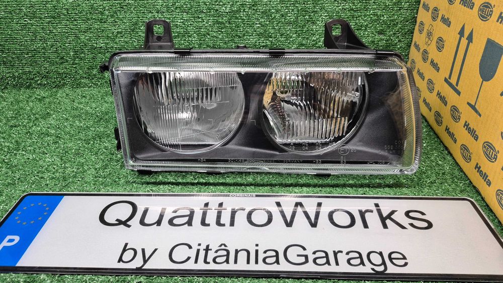 Otica Farol Direito BMW Serie 3 Compact E36 1994 a 2000 Ref. 1AJ007.143101 NOVO HELLA ORIGINAL