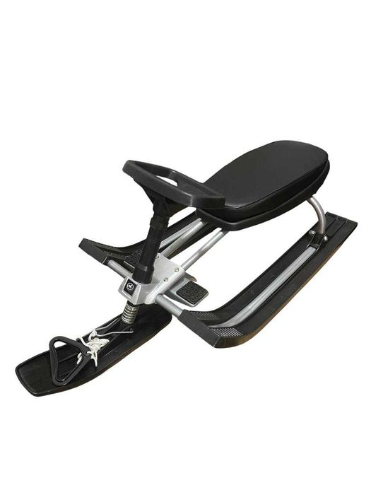 Топ продаж! Дитячий снігокат MUSTANG чук та гек санки (Сірий)