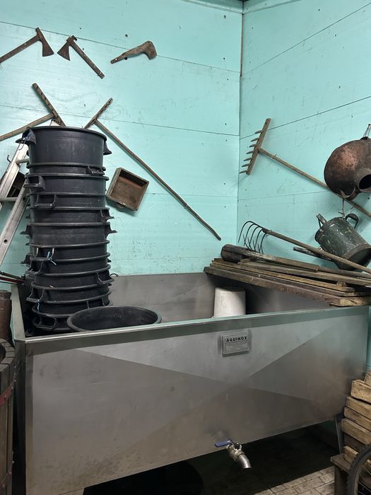 Tanque / Lagar em Inox 2000L Águinox com Torneira