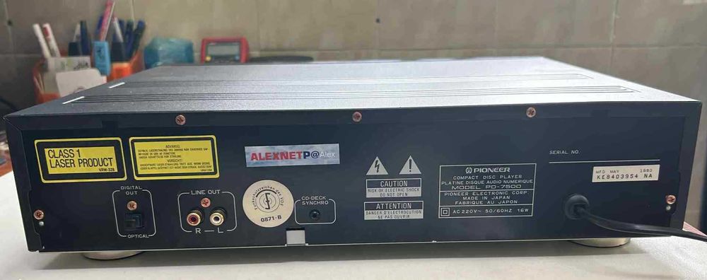 Pioneer CD PD-7500 excelente estado e raro