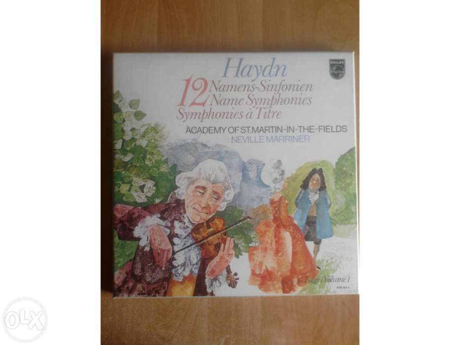 Sinfonias de Haydn em vinil (6 LPs).
