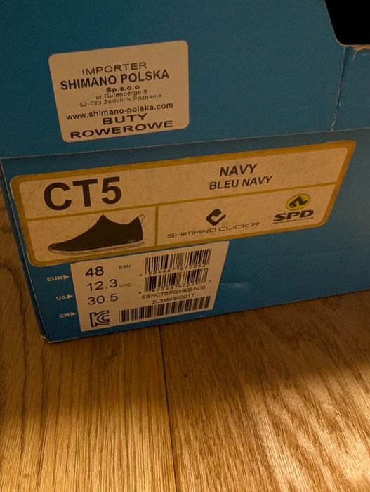 Buty rowerowe Shimano 48