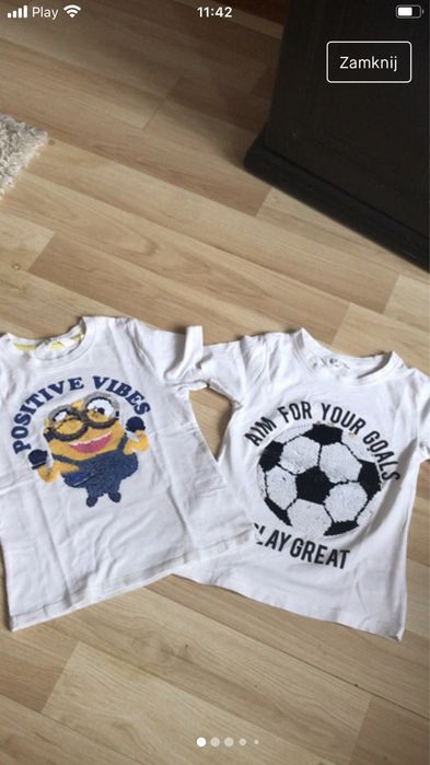 Koszulki dla chłopca H&M 5-6 lat