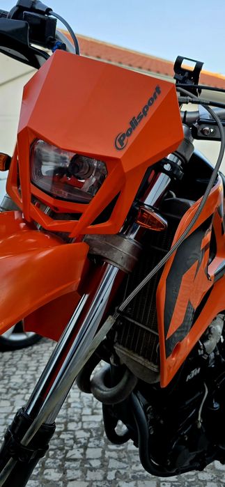 KTM 520 EXC 1999 - Projeto Supermoto Inacabado