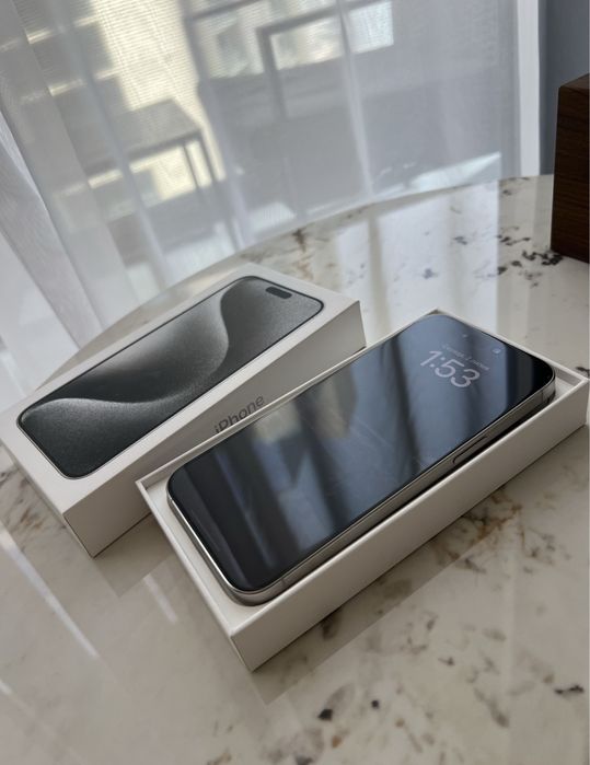 iPhone 15 Pro Max 256GB Titanium White 92%