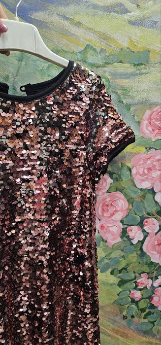 Нарядное детское платье 5 6 лет 116см