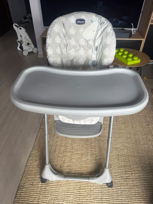 Krzesełko do karmienia dla dziecka Chicco Polly Easy Giraffe składane