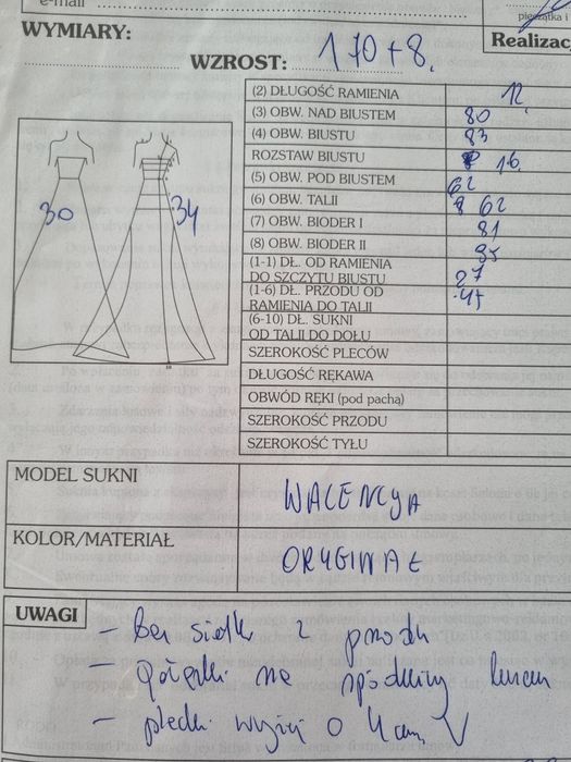 Suknia ślubna Walencja 34